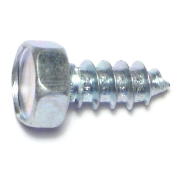 Midwest Fastener Sheet Metal Screw, 5/16" x 3/4 in, Zinc Plated Steel Hex Head Hex Drive, 100 PK 02980